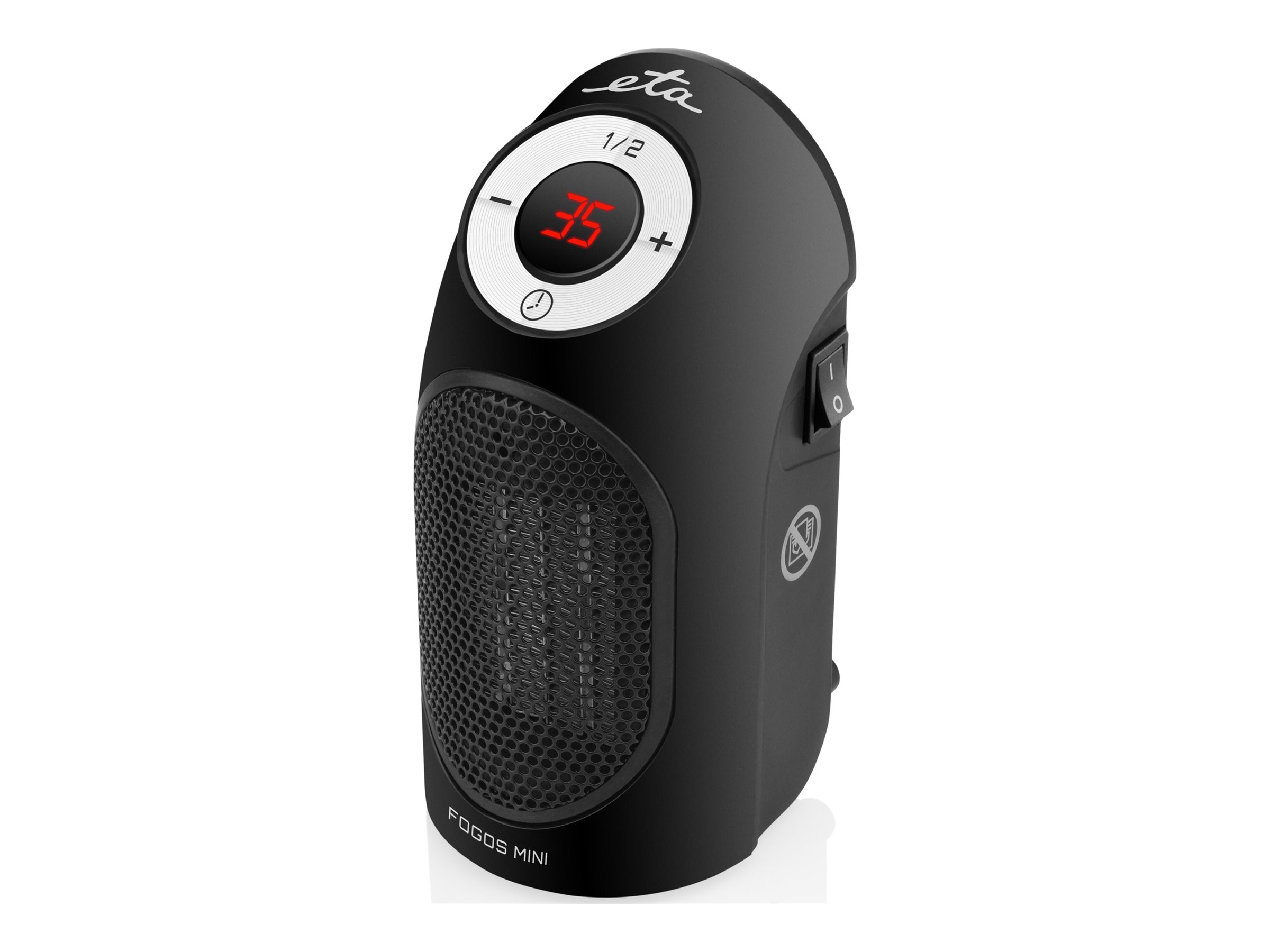 ETA - Heater - ETA162390000 Fogos mini - Fan heater - 400 W - Suitable for rooms up to 8 m² - Black - N/A