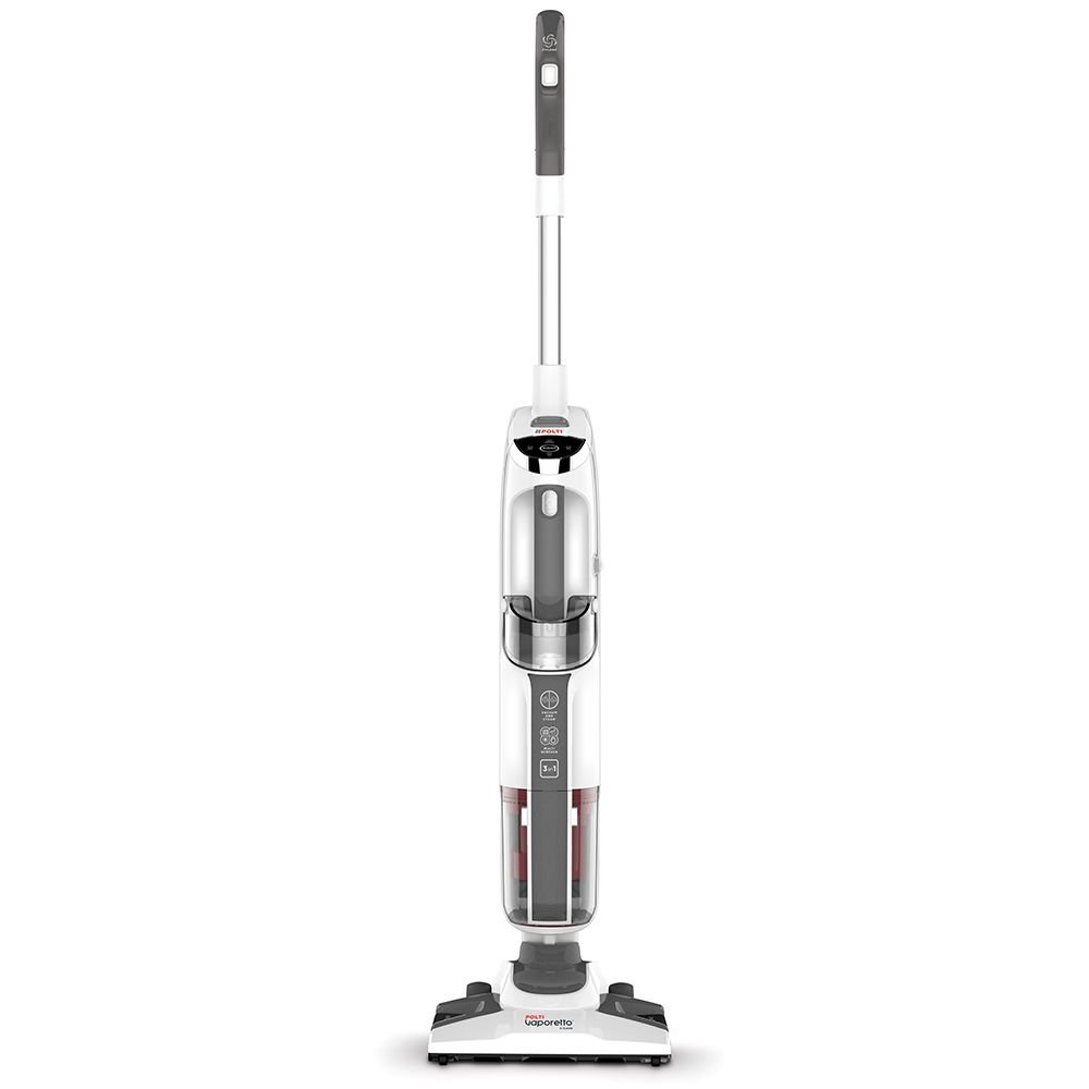 Polti - Steam cleaner - PTEU0295 Vaporetto 3 Clean 3-in-1 - Power 1800 W - Steam pressure Not Applicable bar - Water tank capacity 0.5 L - White