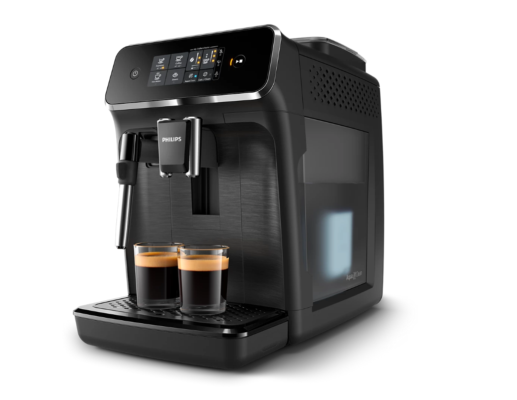 Philips Coffee Maker - EP2220/10 - Pump pressure 15 bar - Built-in milk frother - Automatic - 1500 W - Black
