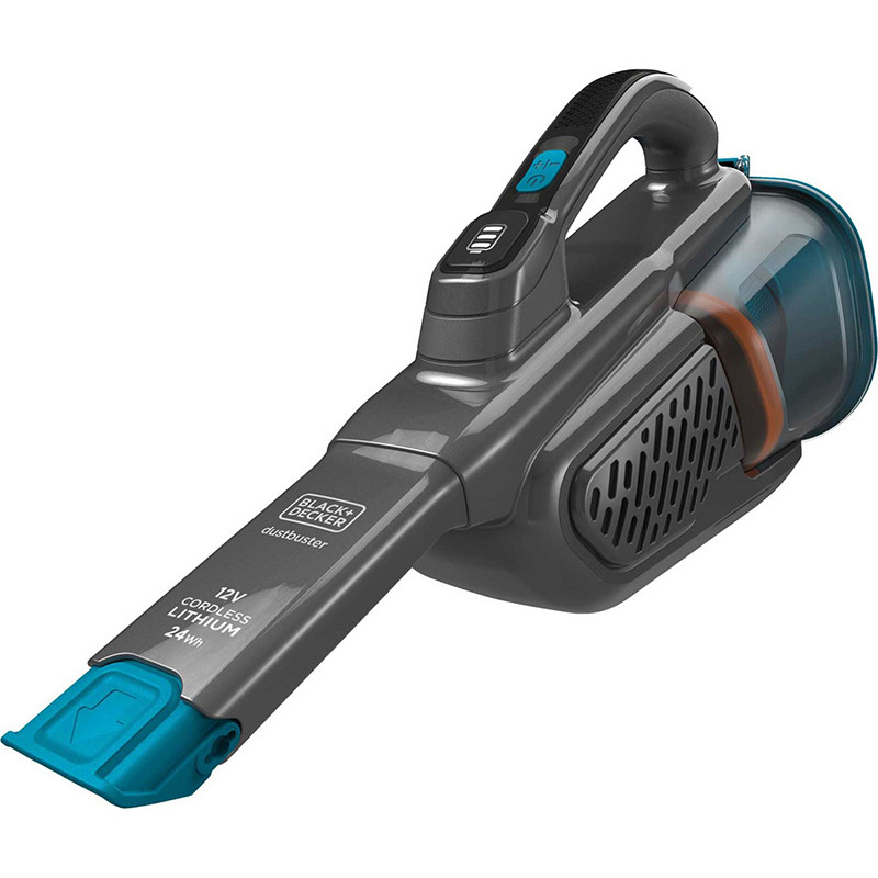 BLACK & DECKER Vacuum Cleaner - BHHV320B-QW - Cordless operating - Handheld - 12 V - Operating time (max) 20 min - Gray/Blue
