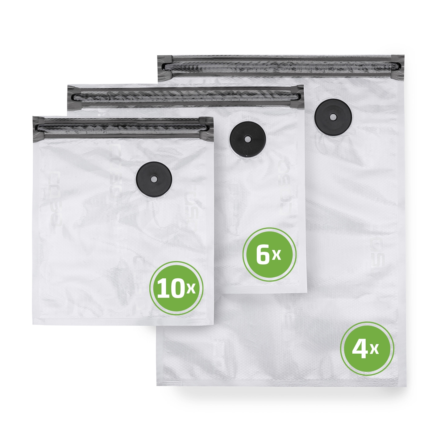 Caso - Vacu ZIP-Bags Set - 01243 - Transparent