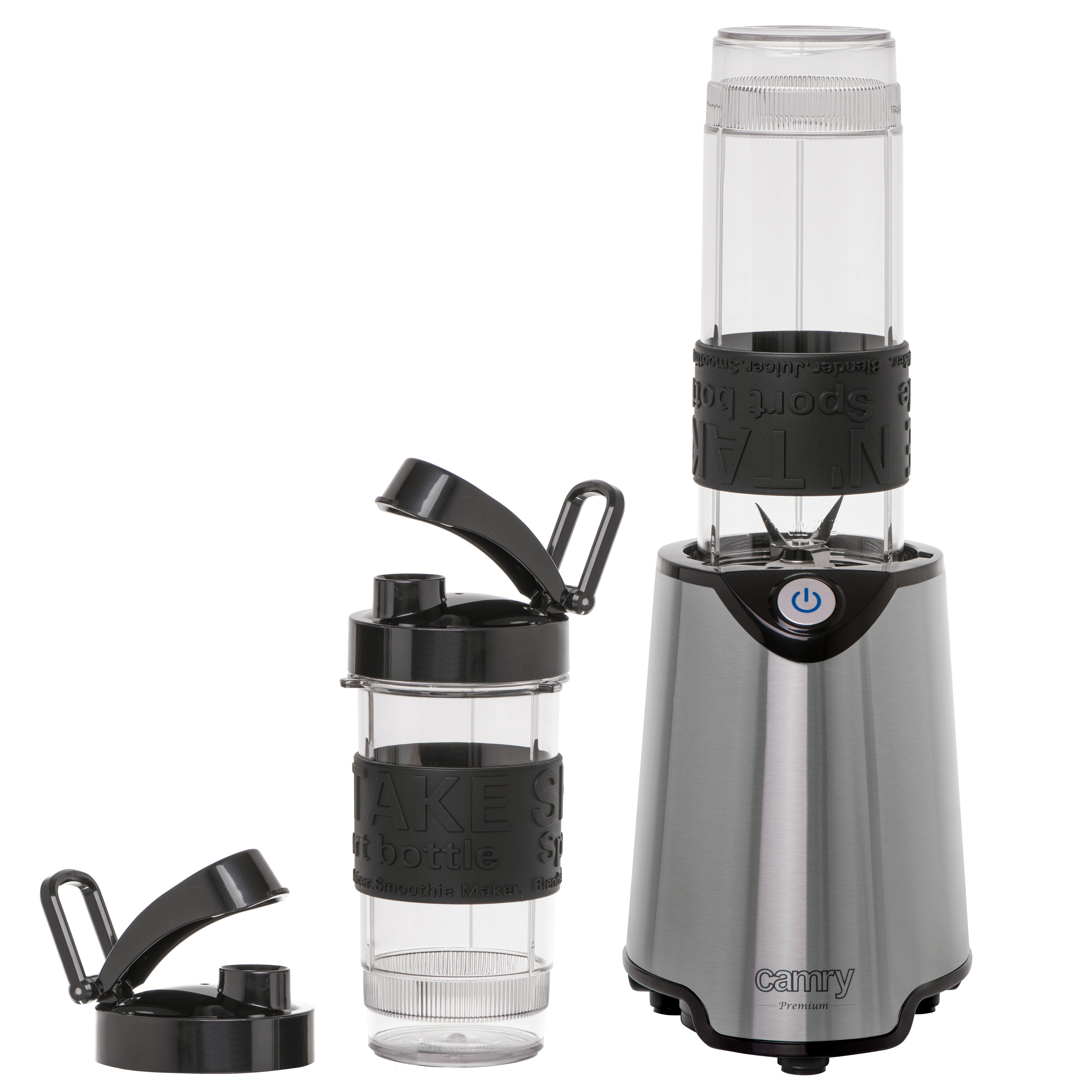 Camry - Personal Blender - CR 4069i - Tabletop - 500 W - Jar material Plastic - Jar capacity 0.4 + 0.57 L - Ice crushing - Stainless Steel