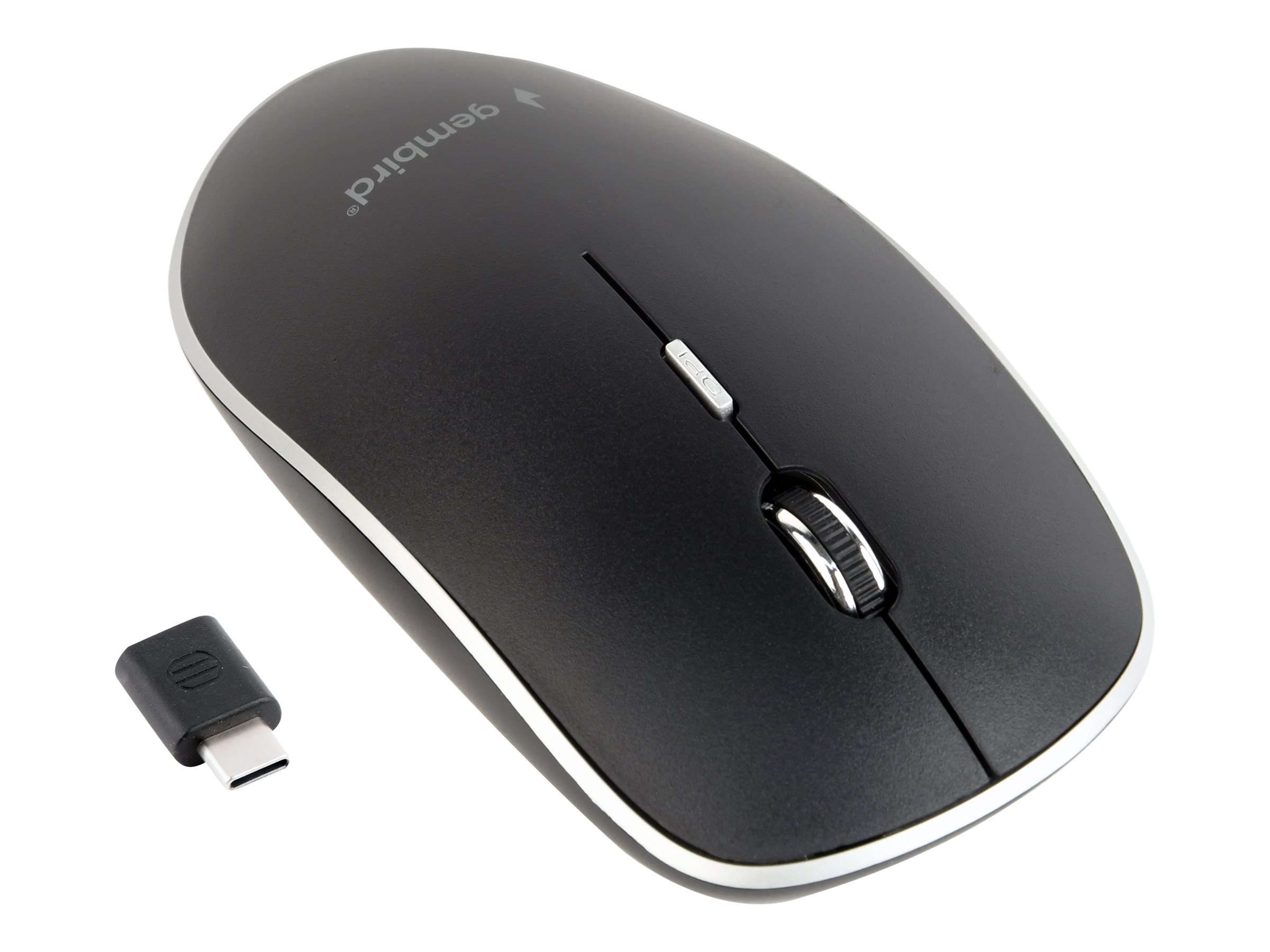 Gembird - Silent Optical Mouse - MUSW-4BSC-01 - Wireless - USB-C - Black