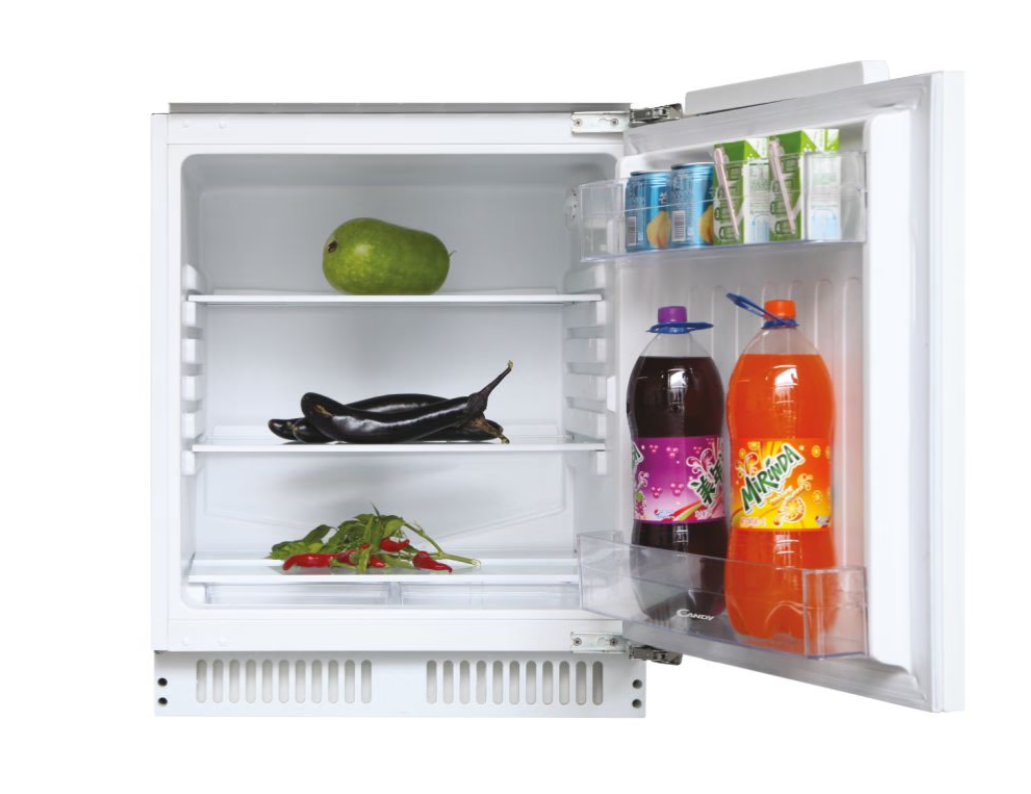 Candy Refrigerator - CMLS68EW - Energy efficiency class E - Built-in - Larder - Height 82 cm - Fridge net capacity 135 L - Display - 39 dB - White