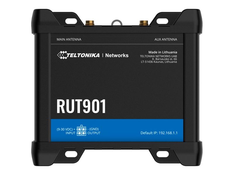 Teltonika - LTE CAT 4 Router - RUT901 - 802.11n - 10/100 Mbit/s - Mesh Support No - MU-MiMO No - 4G