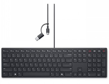 DELL PRO WIRED COLLABORATION KEYBOARD - KB525C - US INTERNATIONAL (QWERTY)