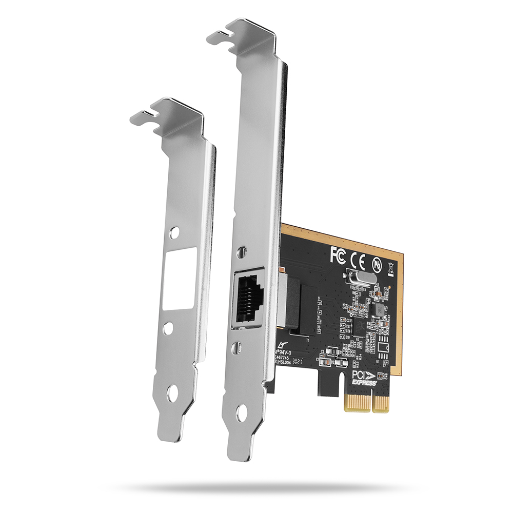 AXAGON Gigabit Ethernet PCI-Express network card with proven Realtek chipset version - PCEE-GRF