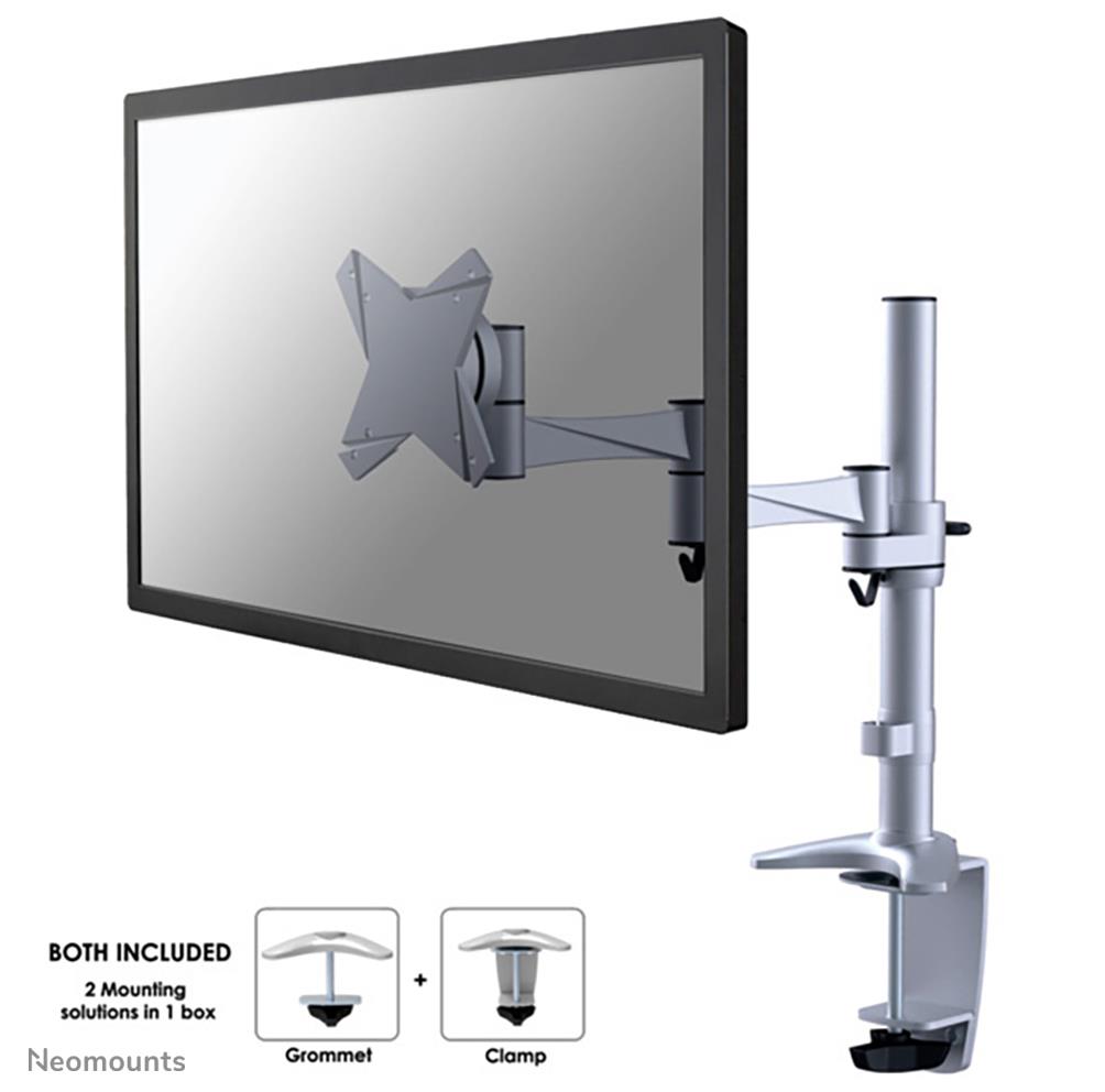 TV SET ACC DESK MOUNT 10-24"/FPMA-D1330SILVER NEOMOUNTS