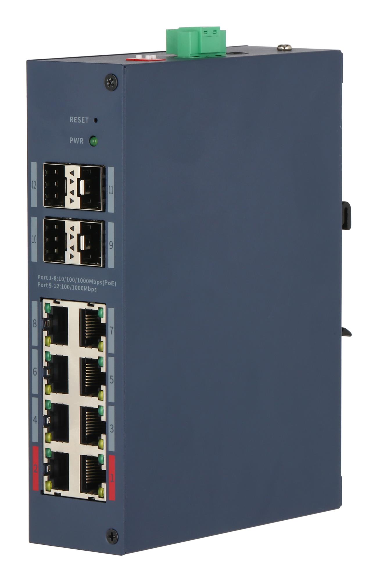 Switch|DAHUA|CHS4412-8GT-125|Switch type Managed|Switch layer L2|Form factor Desktop|8xRJ-45 ports|RJ-45 Ports Type Gigabit Ethernet (10/100/1000)|4xFiber ports quantity|Power over Ethernet (PoE) Yes|8xPower over Ethernet (PoE) ports quantity|2xPower over