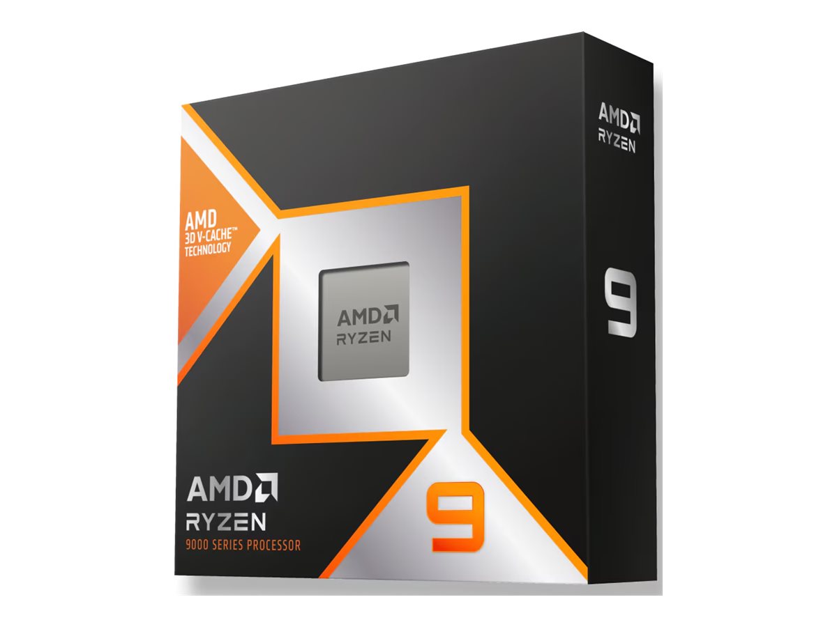 AMD Ryzen 9 9900X3D - AM5 - Processor threads 24 - AMD - Processor cores 12