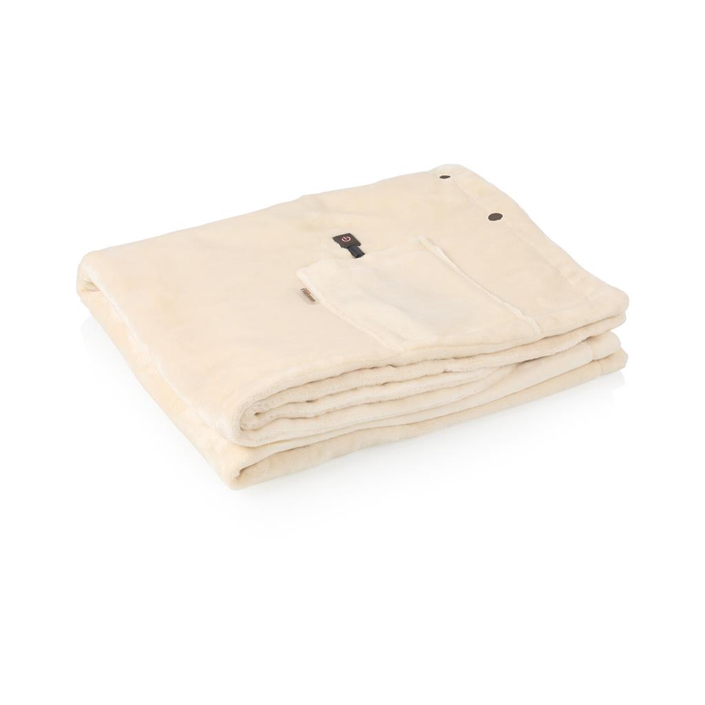 Tristar Cordless heating blanket, 150 x 80 cm - BW-4787 - Number of heating levels 3 - Number of persons 1 - Washable - Fleece - 10 W - Beige