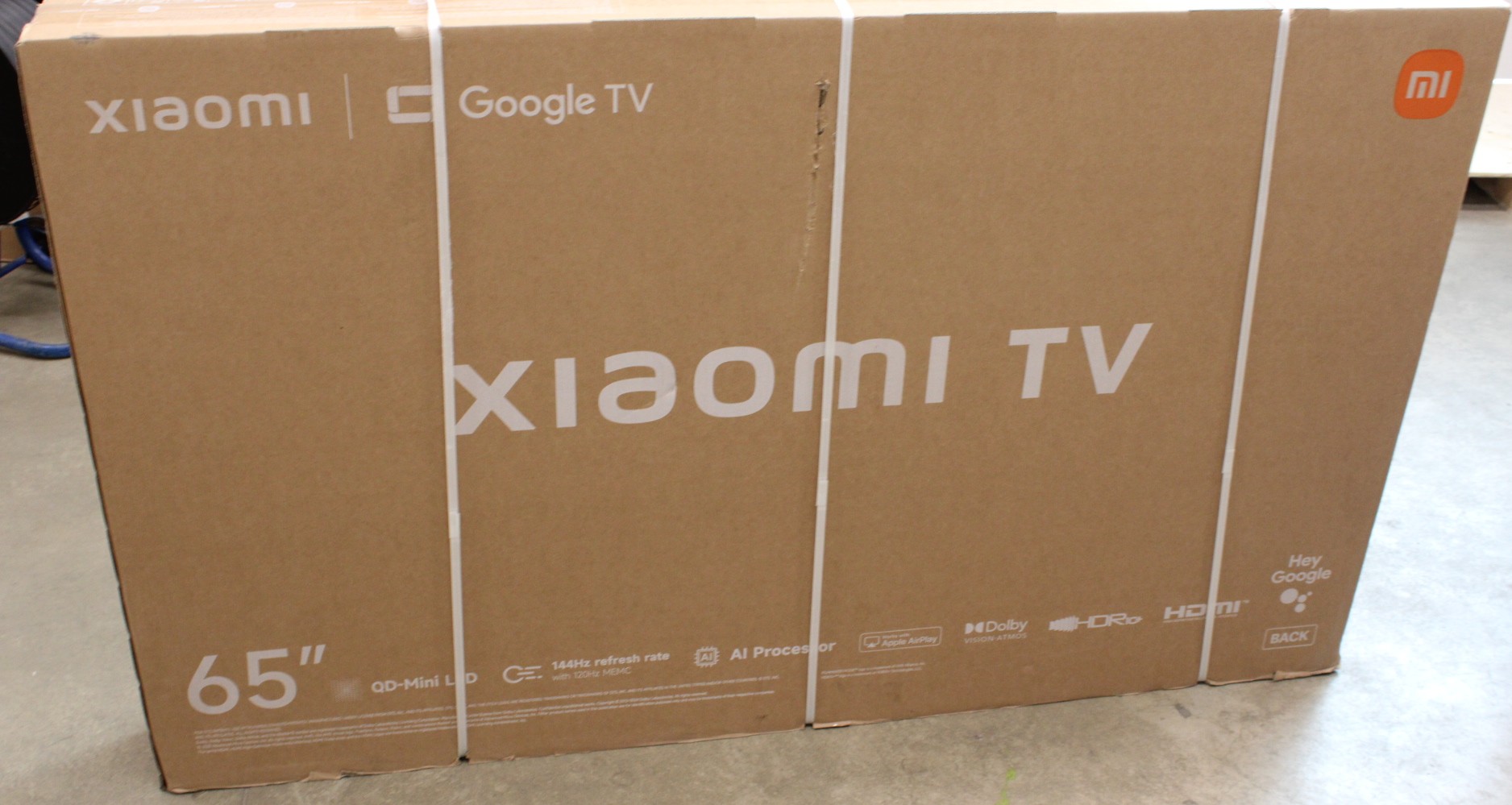 SALE OUT. Xiaomi TV S Pro Mini LED 65 2026 4K UHD (3840 x 2160) - SALE OUT. - TV - S Pro Mini LED 65 2026 - Xiaomi 65 - Smart TV - Google TV - 4K UHD - Dark Grey - DAMAGED PACKAGING