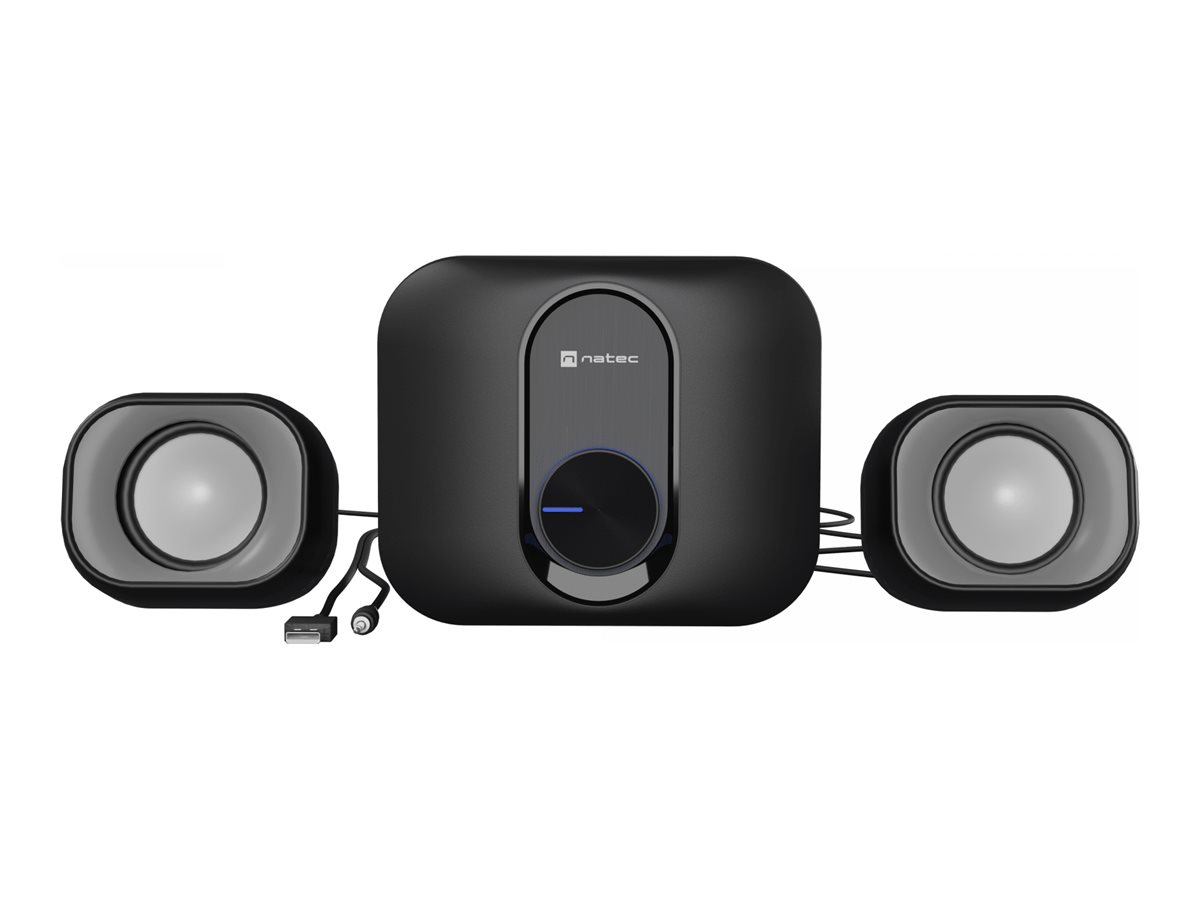 Natec Computer Speakers Pug, Black - Natec