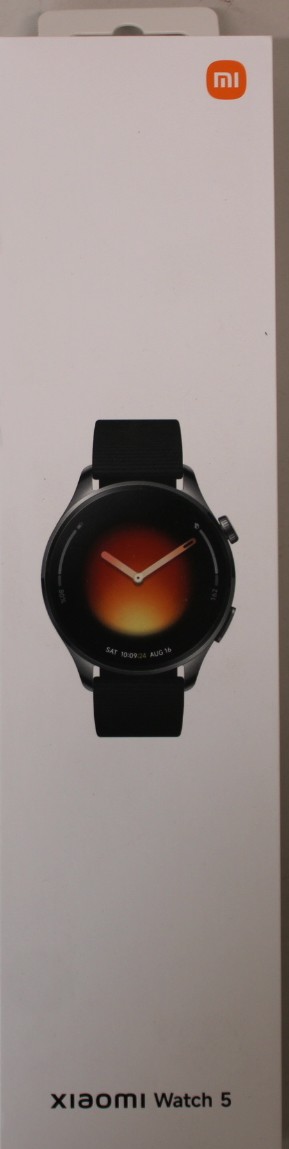 SALE OUT. Xiaomi Watch 5, Black - SALE OUT. Xiaomi - Watch 5 - Smart watch - AMOLED - 1.54" - Waterproof - Black - UNPACKED