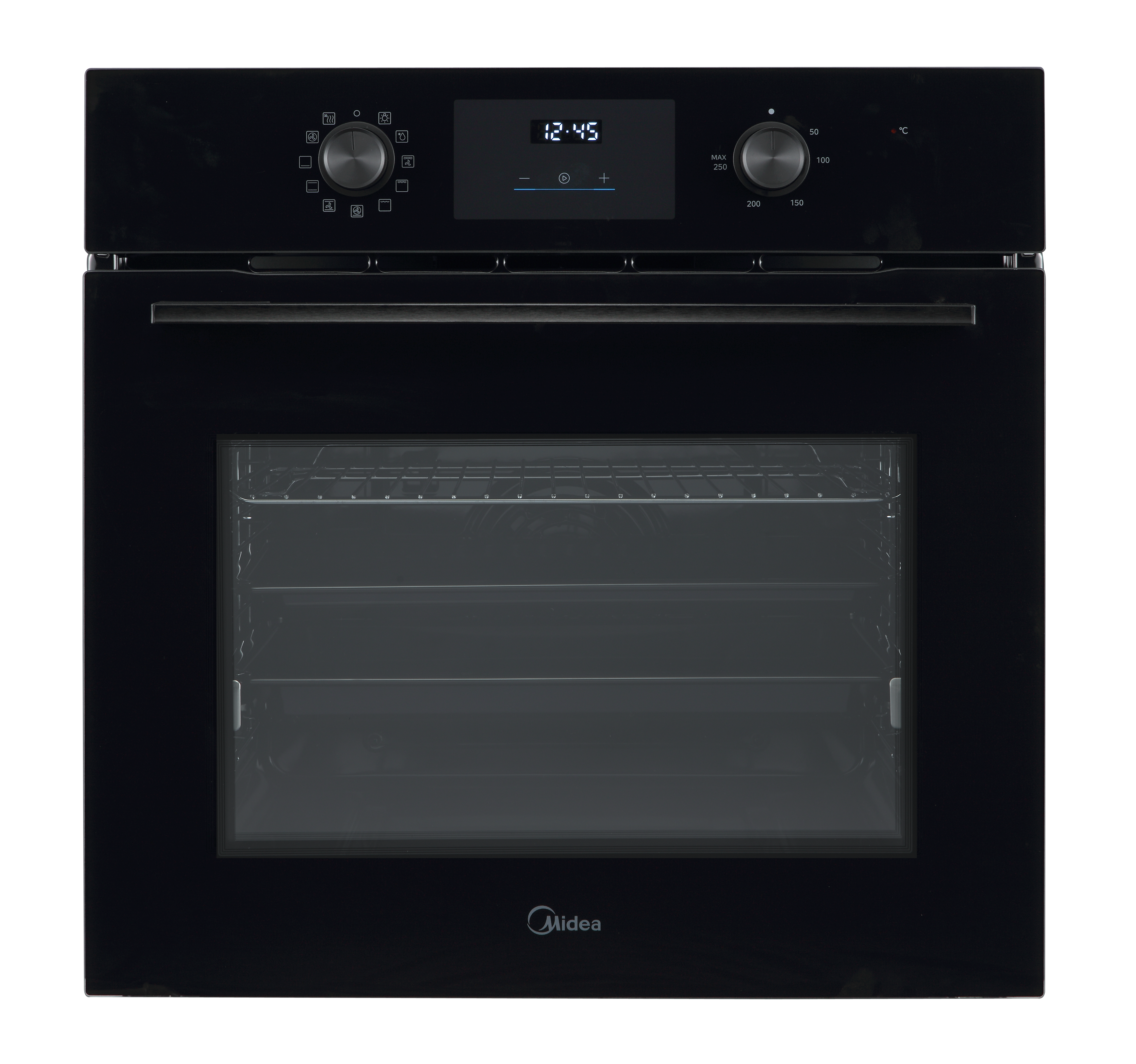 Midea MBO65M80M1-BK Oven, Built-in, Electric, Width 59.5 cm, Touch Display, Black - Midea