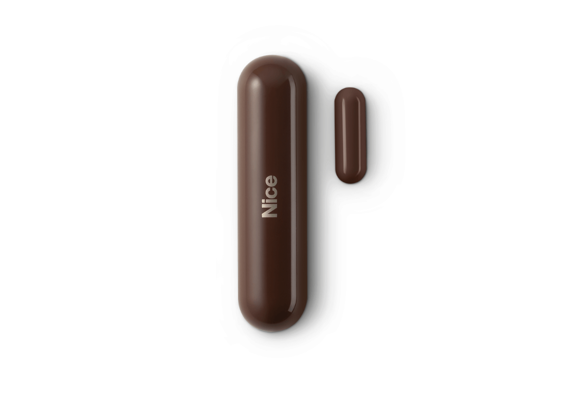 Fibaro Nice Z-Wave Door/Window Sensor with Temperature Measurement - FGDW-002-7 EU Door/Window-Control - Brown
