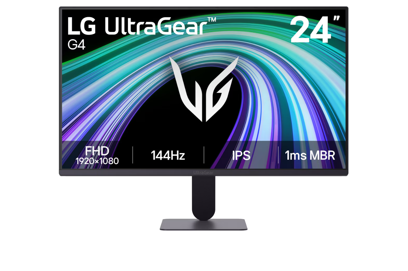 LG - 24G411B-B - 24 " - IPS - FHD - 16:9 - 144 Hz - 1 ms - 1920 x 1080 pixels - 250 cd/m² - HDMI ports quantity 1
