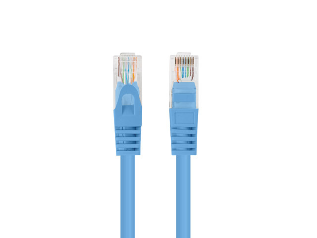 Lanberg Patchcord CAT.6 UTP 1.5M fluke passed 10-pack, Blue - PCU6-20CC-0150-B