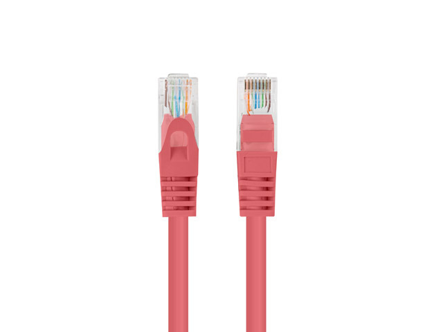 Lanberg Patchcord CAT.6 UTP 1M fluke passed 10-pack, Red - PCU6-20CC-0100-R