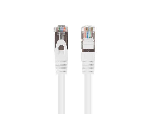 Lanberg Patchcord CAT.6 FTP 0.5M fluke passed 10-pack, White - PCF6-20CC-0050-W