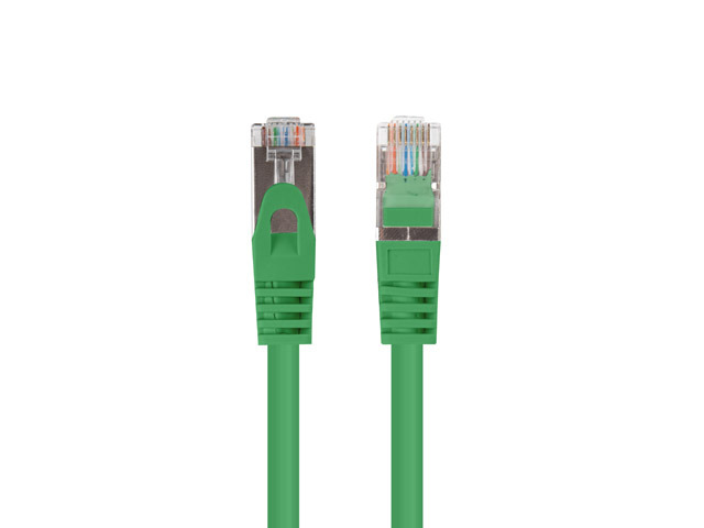 Lanberg Patchcord CAT.6 FTP 0.5M fluke passed 10-pack, Green - PCF6-20CC-0050-G