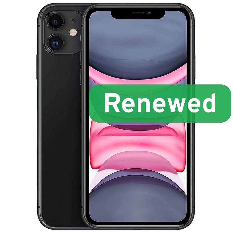 Apple Renewed - Grade C - iPhone 11 - 64 GB - Black - LTE - O