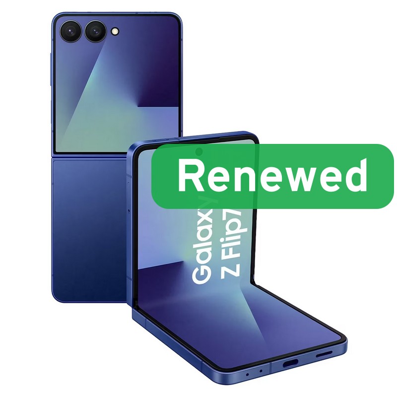 Samsung Renewed - Grade A - Galaxy Z Flip 7 - 256 GB - Blue Shadow - 5G - O