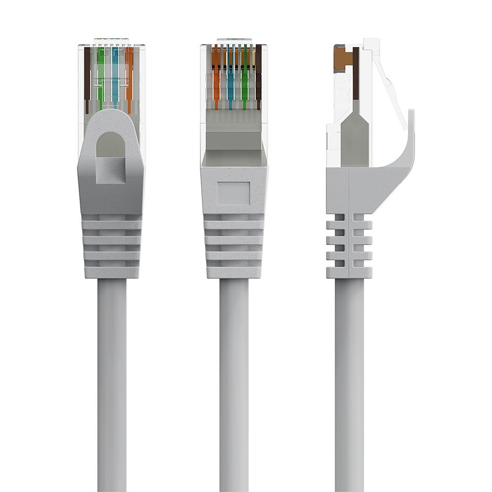 PATCH CABLE CAT6 UTP 0.25M/GREY PP6U-0.25M GEMBIRD