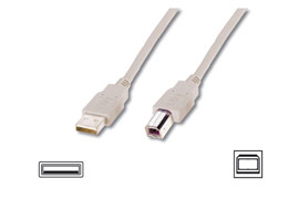Logilink - USB 2.0 connection cable - USB-A to USB-B USB B male