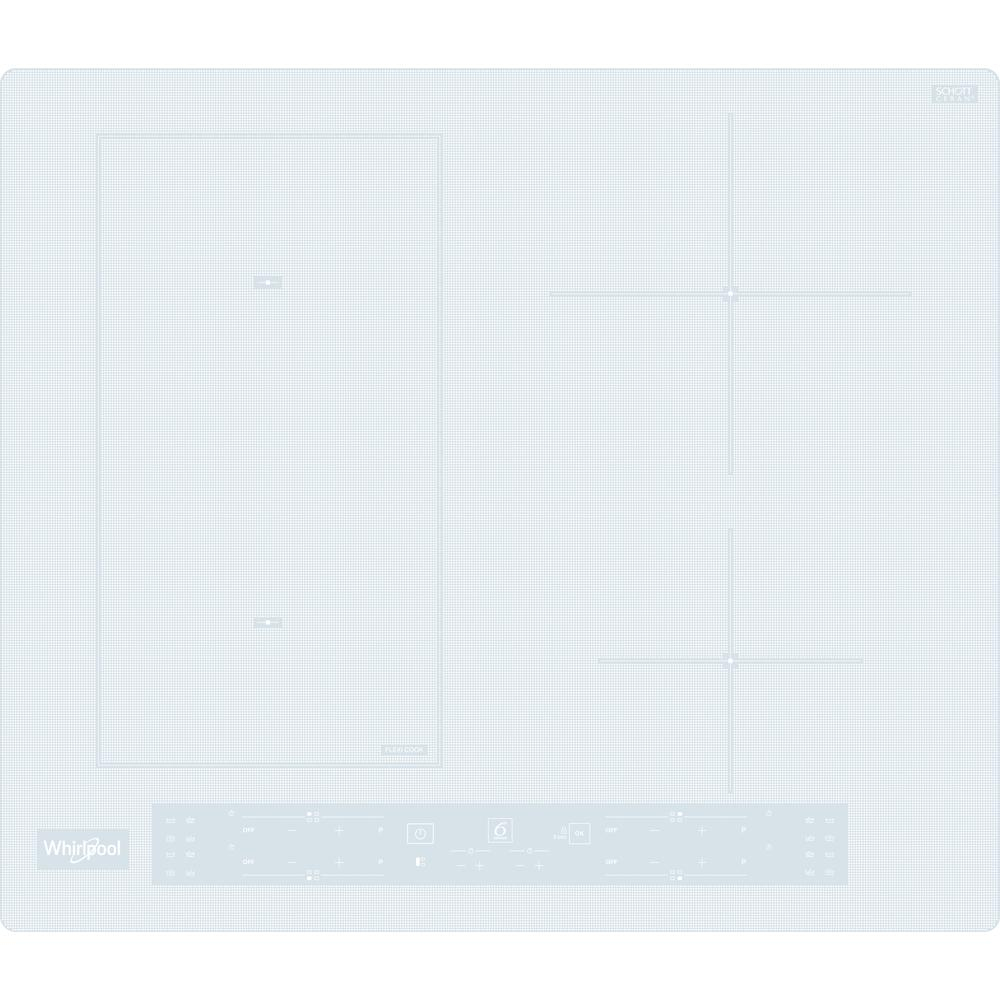 WHIRLPOOL Induction hob WL B4560 NE/W, 60cm, White