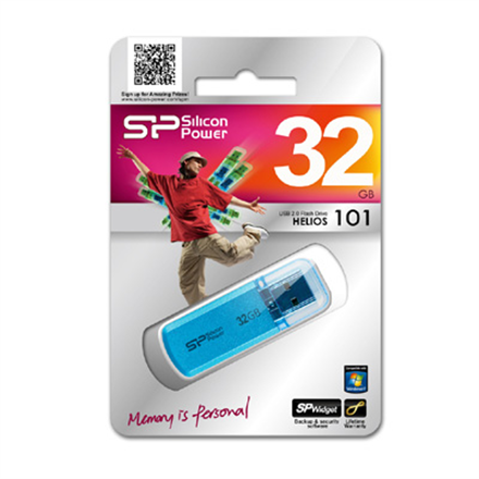 Silicon Power - Helios 101 - 32 GB - USB 2.0 - Blue