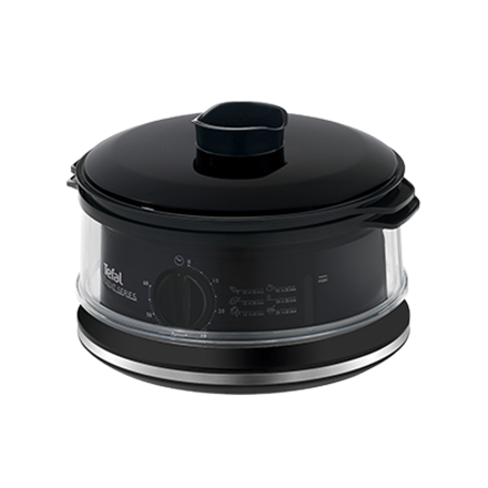 TEFAL - VC140135 Food Steamer - Black - 900 W - Number of baskets 2