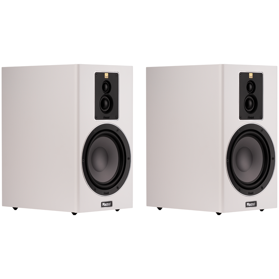 Magnat Signature 603 Bookshelf Speakers, Satin white, Pair