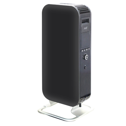 Mill - Heater - AB-H1000DN - Oil Filled Radiator - 1000 W - Number of power levels 3 - Suitable for rooms up to 12-16 m² - Black