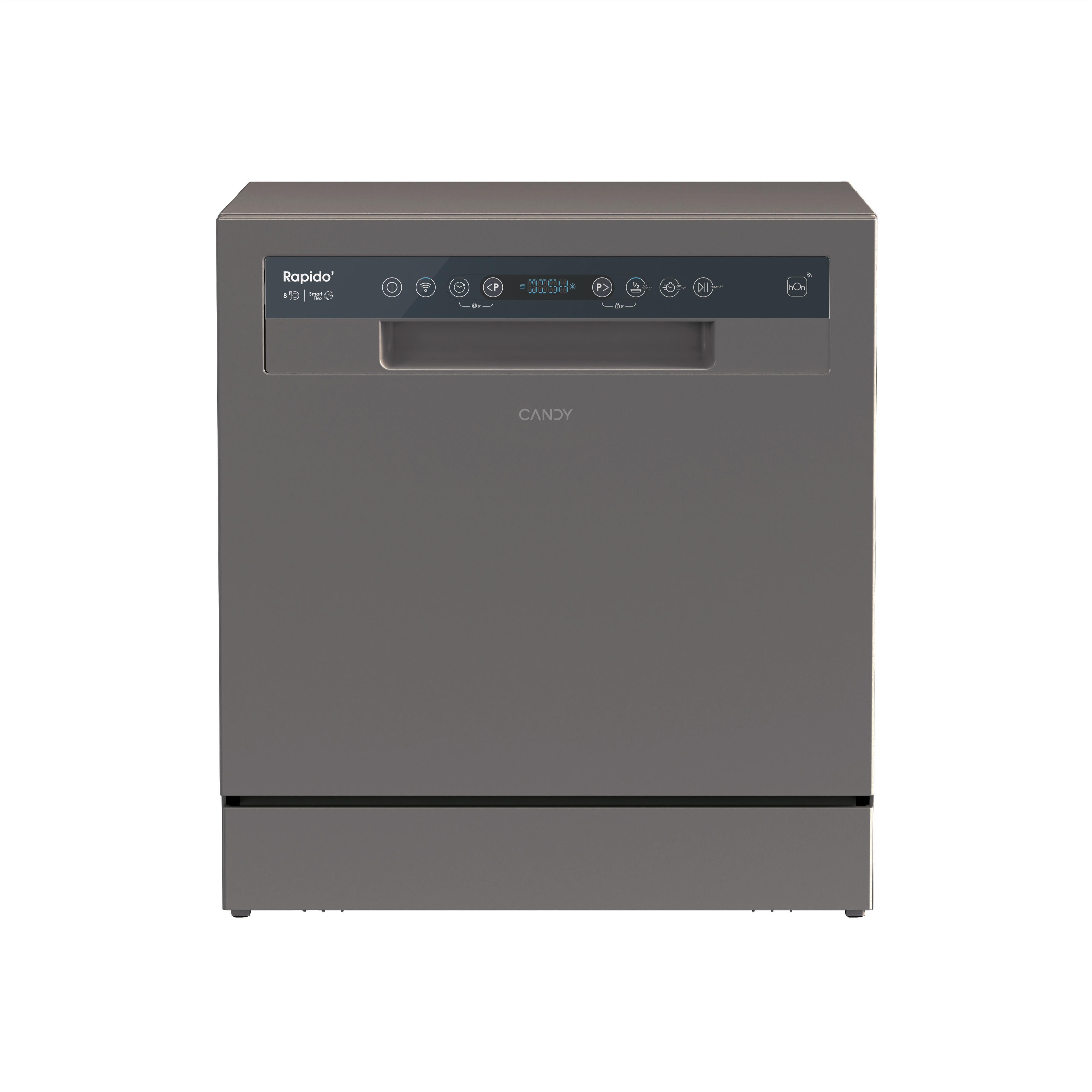 CANDY Table Top Dishwasher CP 8F9FFA, Width 55 cm, Energy class F, Anthracite