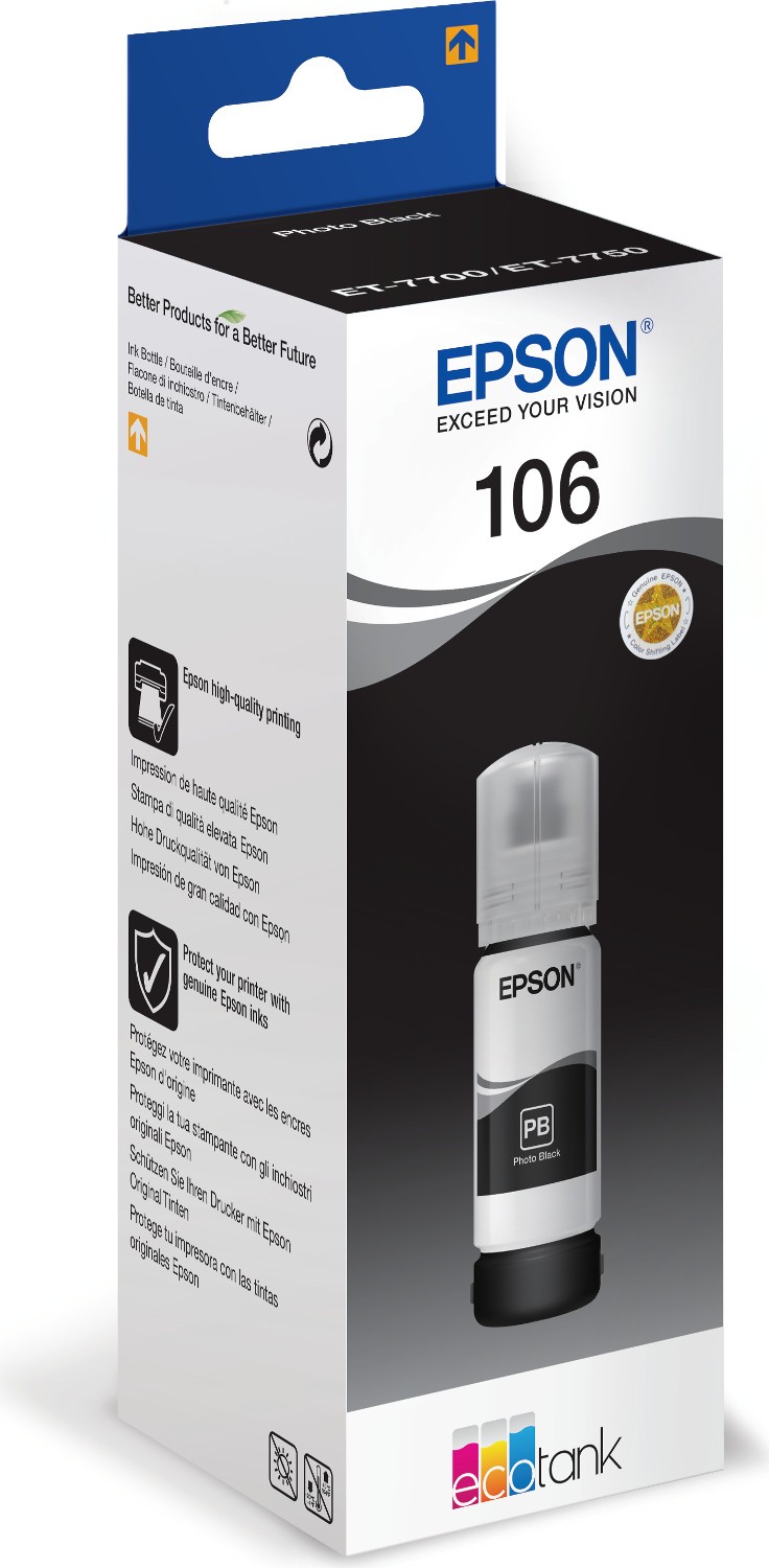 Epson Ecotank Photo - 106 - Ink Bottle - Black