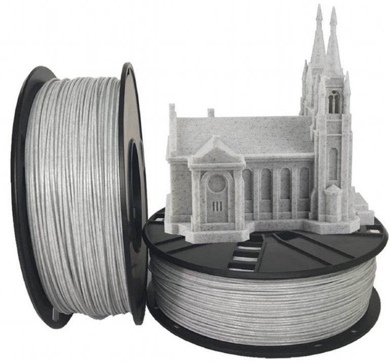 Flashforge PLA "marble" filament, 1.75 mm, 1 kg