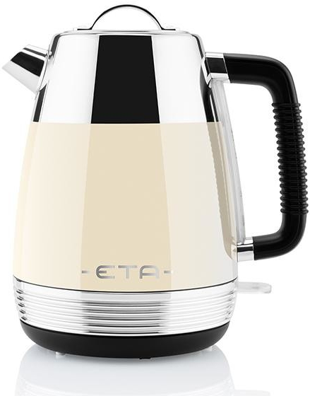 ETA - Storio Kettle - ETA918690040 - Standard - 2150 W - 1.7 L - Stainless steel - 360° rotational base - Beige