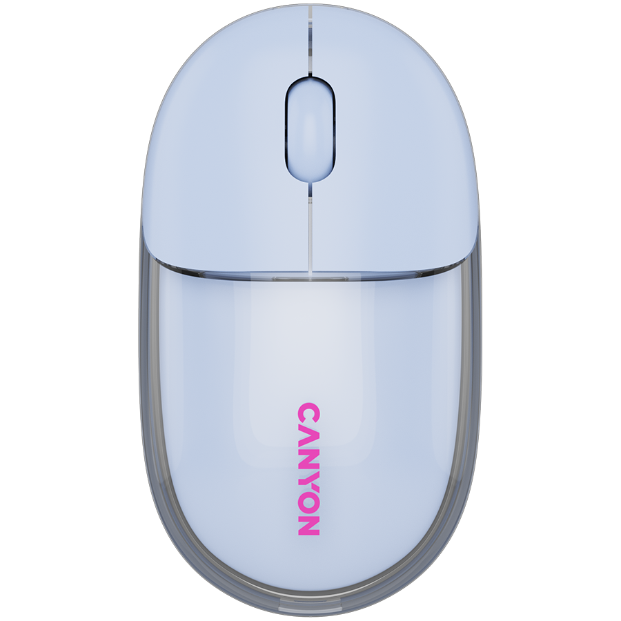 CANYON mouse OnClick 24 BT/ Wireless Transparent/Blue