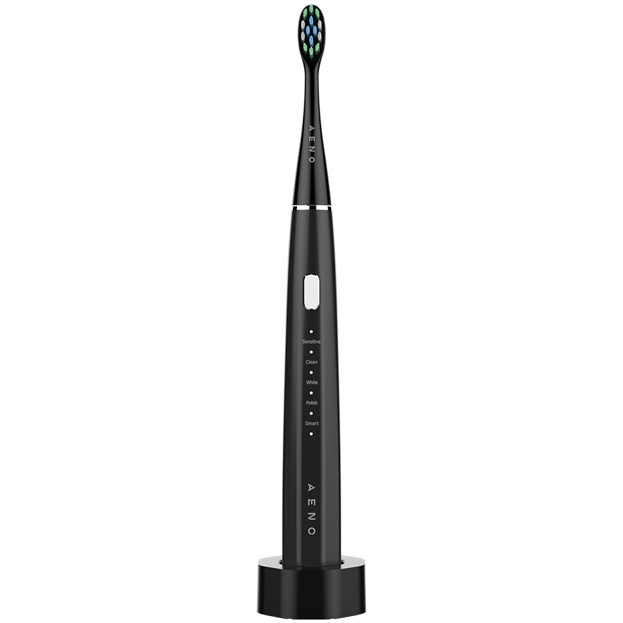 AENO SMART Sonic Electric toothbrush, DB2S: Black, 4modes +8 smart, wireless charging, 46000rpm, 90 days without charging, IPX7