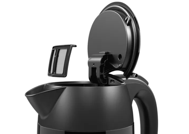 Bosch - Kettle - DesignLine TWK3P423 - Electric - 2400 W - 1.7 L - Stainless steel - 360° rotational base - Black