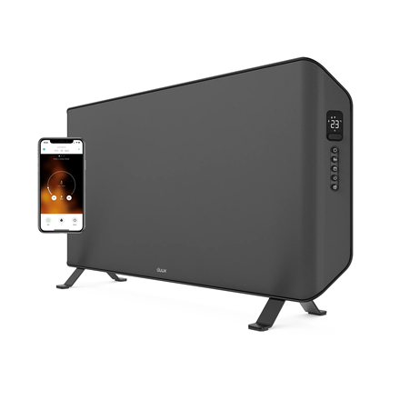 Duux - Edge 2000 Smart Convector Heater - 2000 W - Suitable for rooms up to 30 m² - Gray - IP24