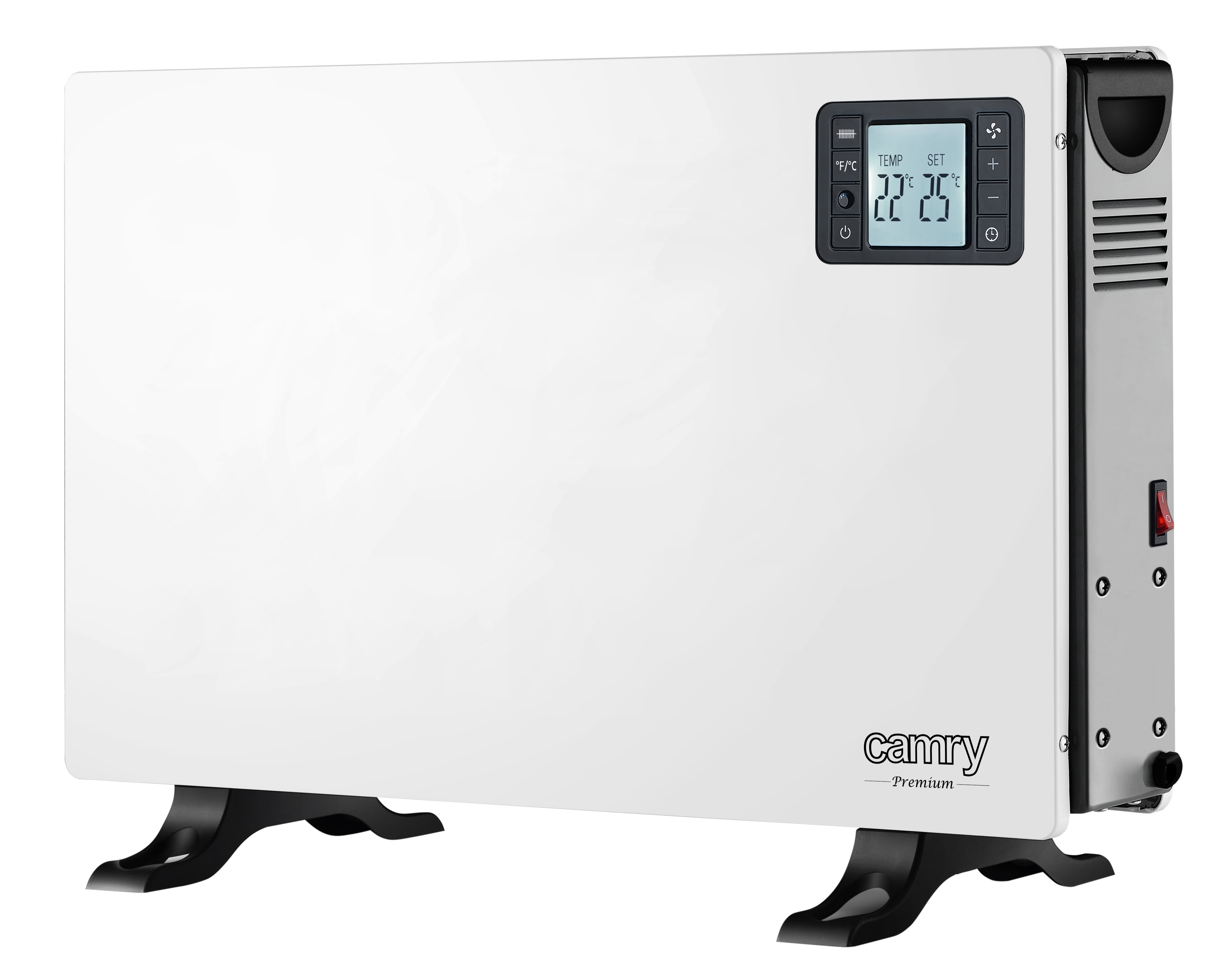Camry - Convection Fan Heater with Remote Control - CR 7739 - Convection Heater - 2000 W - Number of power levels 3 - White