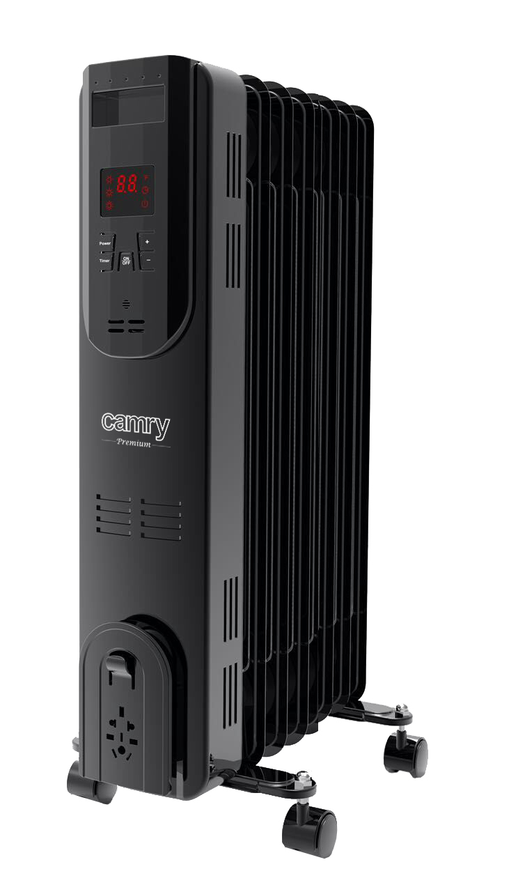 Camry - Oil-Filled Radiator with Remote Control - CR 7812 - Oil Filled Radiator - 1500 W - Number of power levels 3 - Black