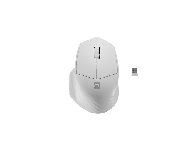 Natec - Mouse - Siskin 2 - Wireless - USB Type-A - White