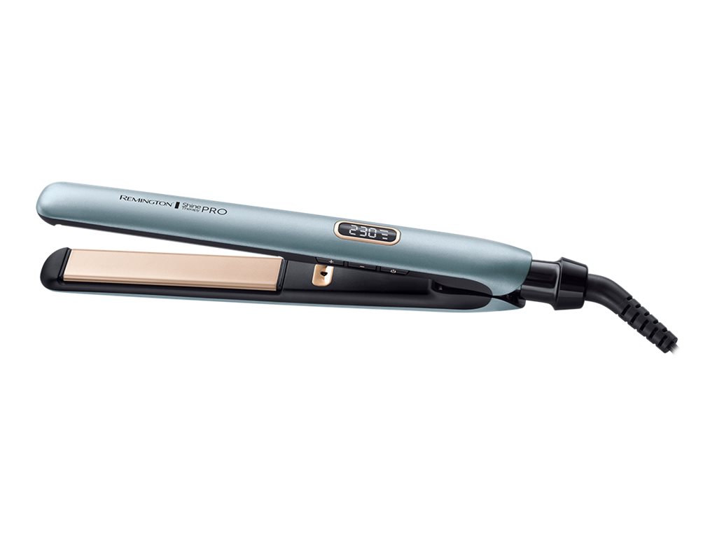 Remington - Hair Straitghtener - S9300 Shine Therapy Pro - Warranty 24 month(s) - Ceramic heating system - Ionic function - Display Digital - Temperature (max) 230 °C - Blue