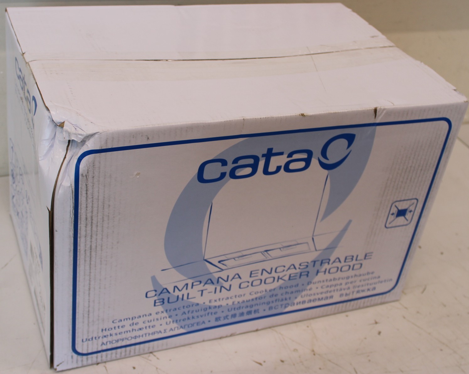 SALE OUT. CATA - Hood - GL 45 X /C - Built-in - Energy efficiency class A - Width 50 cm - 820 m³/h - Touch - EcoLed - Stainless steel - DAMAGED PACKAGING, DENTED FRAME - 36 month(s)