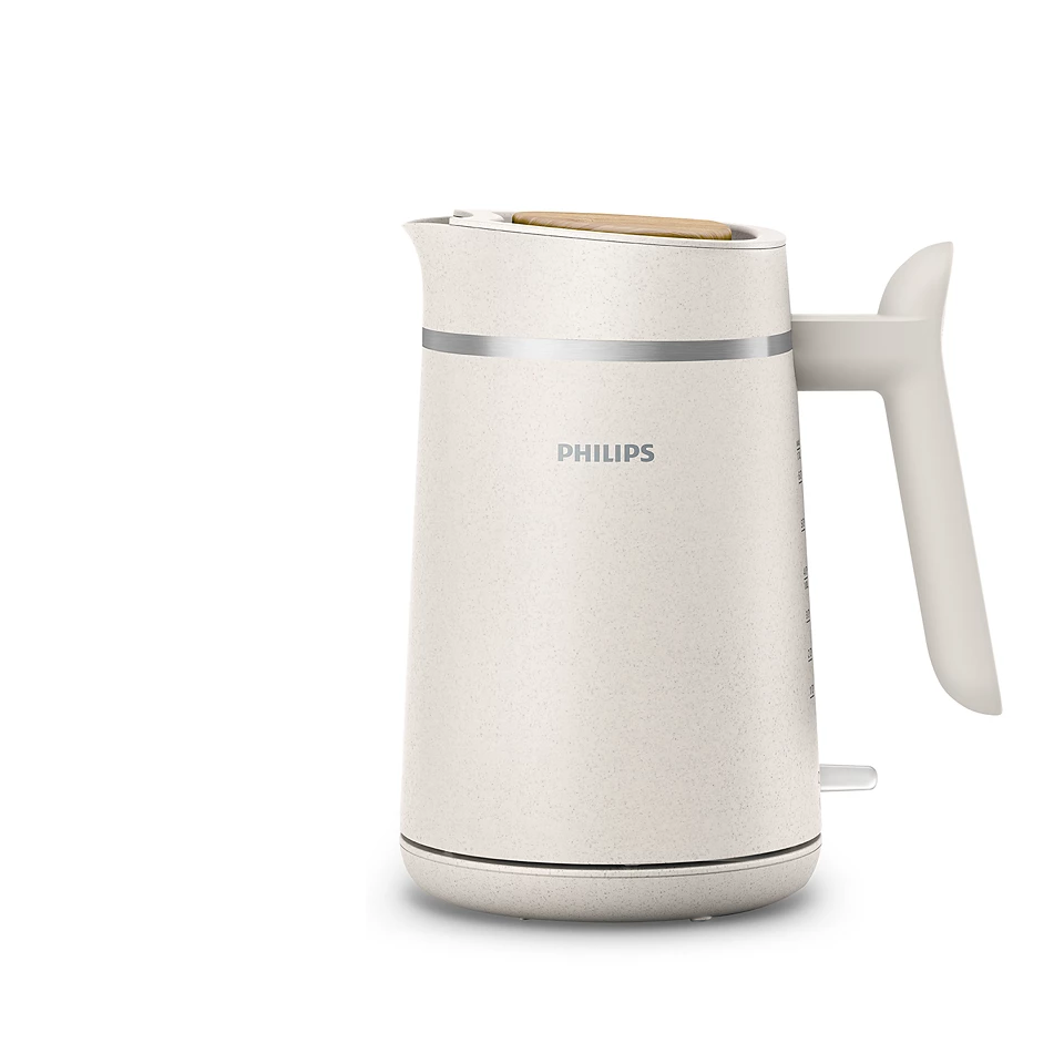 Philips Kettle - HD9365/10 Eco Conscious Edition - Electric - 2200 W - 1.7 L - Bioplastic - 360° rotational base - White