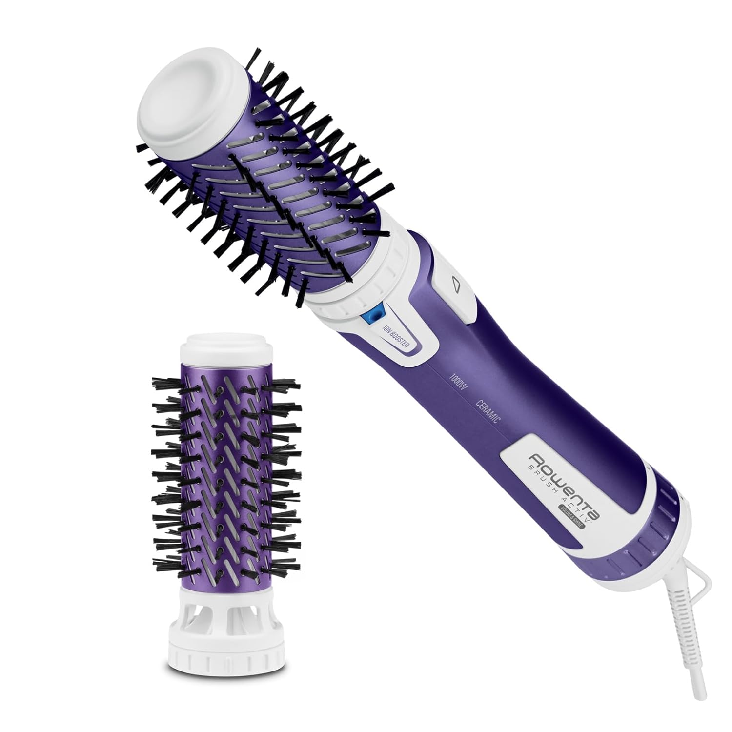 Rowenta - Hair Brush - CF9530 Brush Active Volume&Shine - Ion conditioning - Number of heating levels 2 - 1000 W - Violet