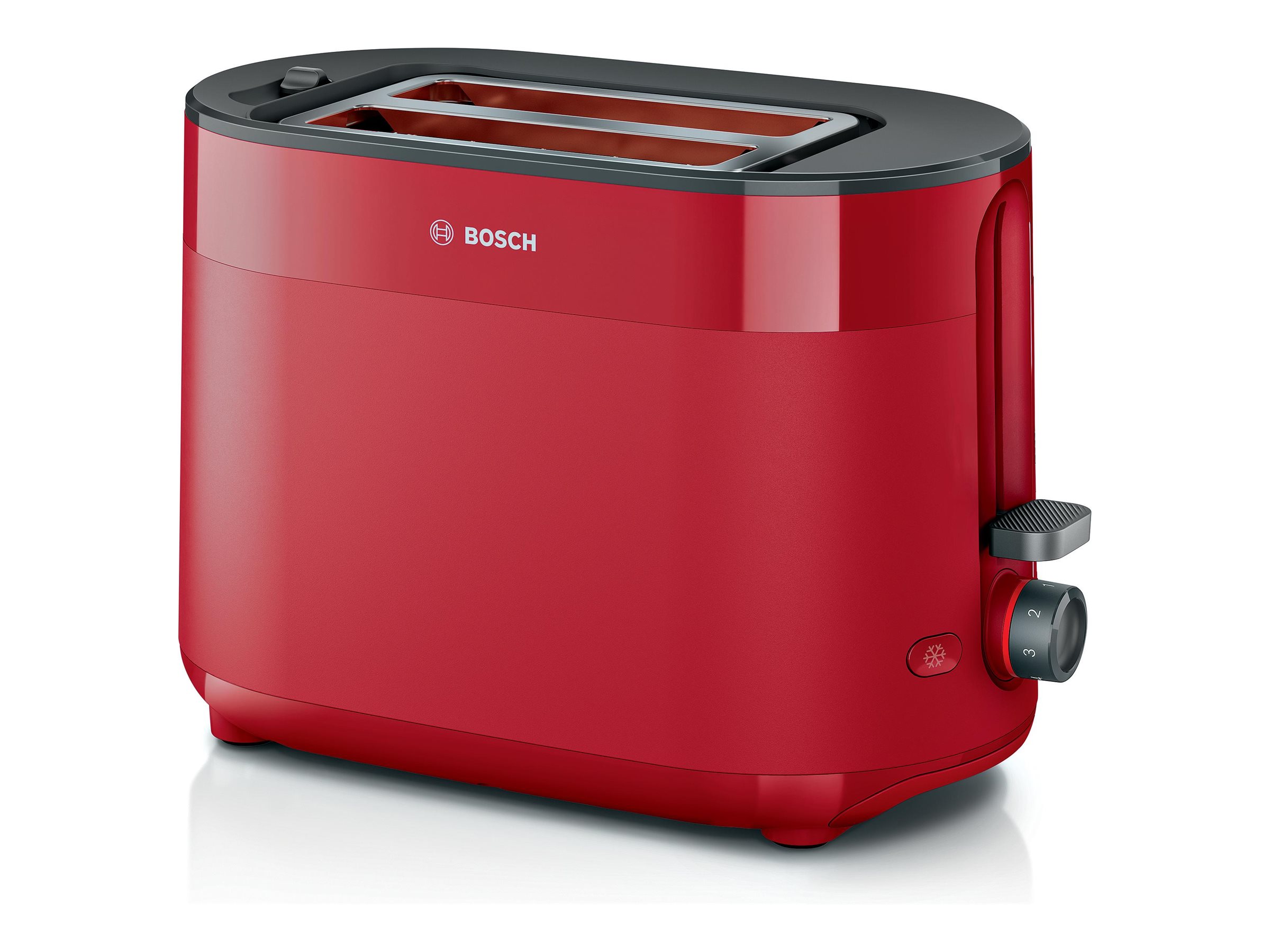 Bosch Compact Toaster - TAT2M124 MyMoment - Power 950 W - Number of slots 2 - Housing material Plastic - Red